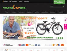 Tablet Screenshot of fietskar123.nl